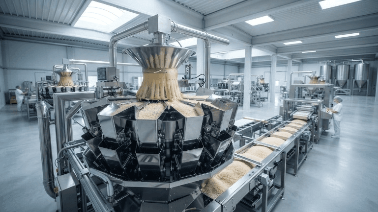 State of the art automated grain processing and sorting machines at NeemSai Global